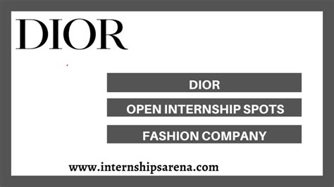 dior sales intern|Dior summer internship.